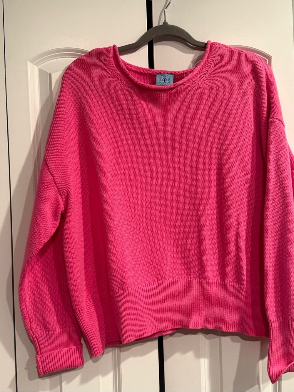 CeCe Women’s Crewneck Sweater - Hot Pink